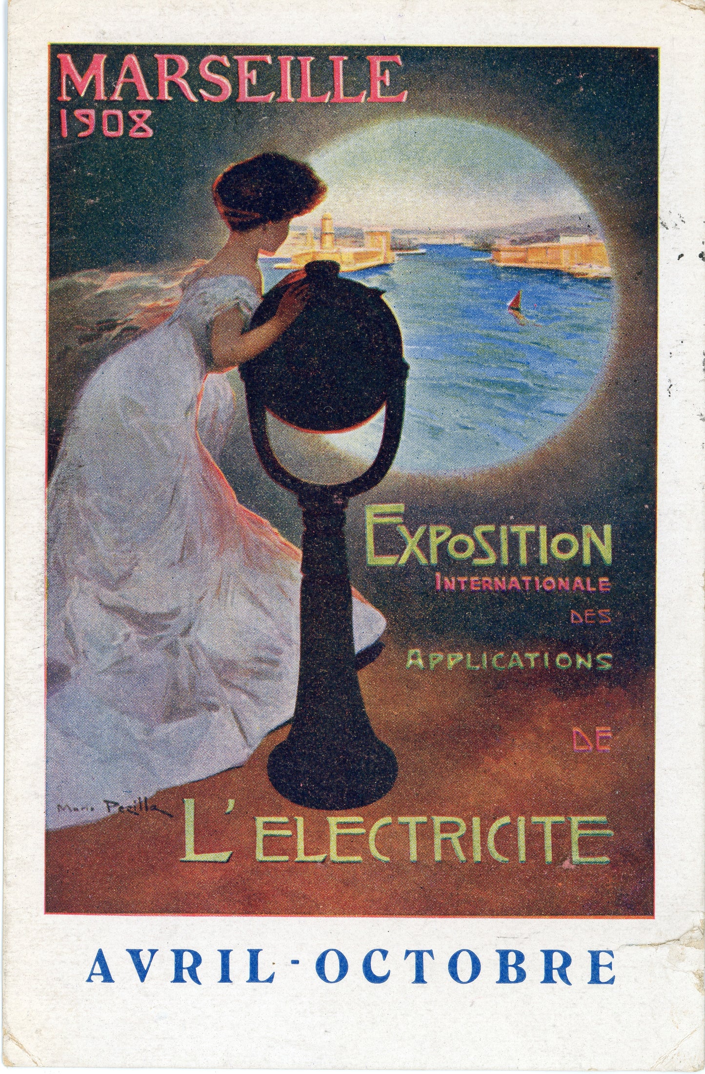 Marseille Exposition de l'electricite 1908