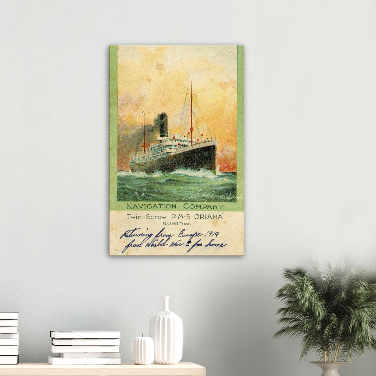 The Pacific Steam Navigation Co. "RMS Oriana"