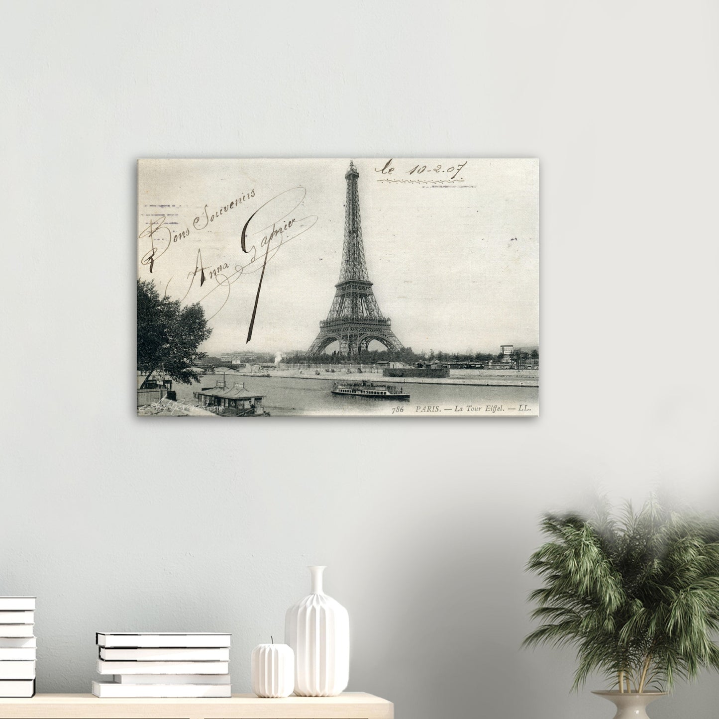 Eiffel tower with the River Seine in foreground