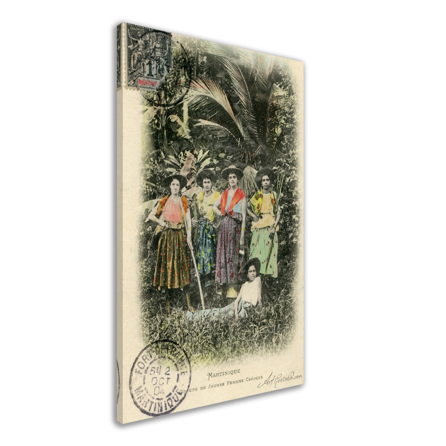 Martinque, group of Creole women