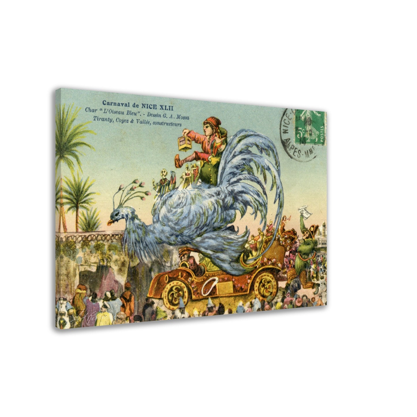 42nd Carnaval de Nice Char L'Oiseau Bleu