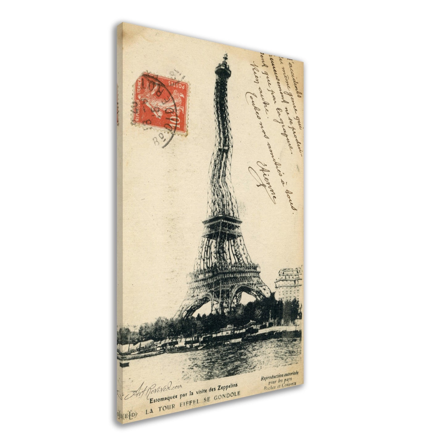 La tour Eiffel se gondole