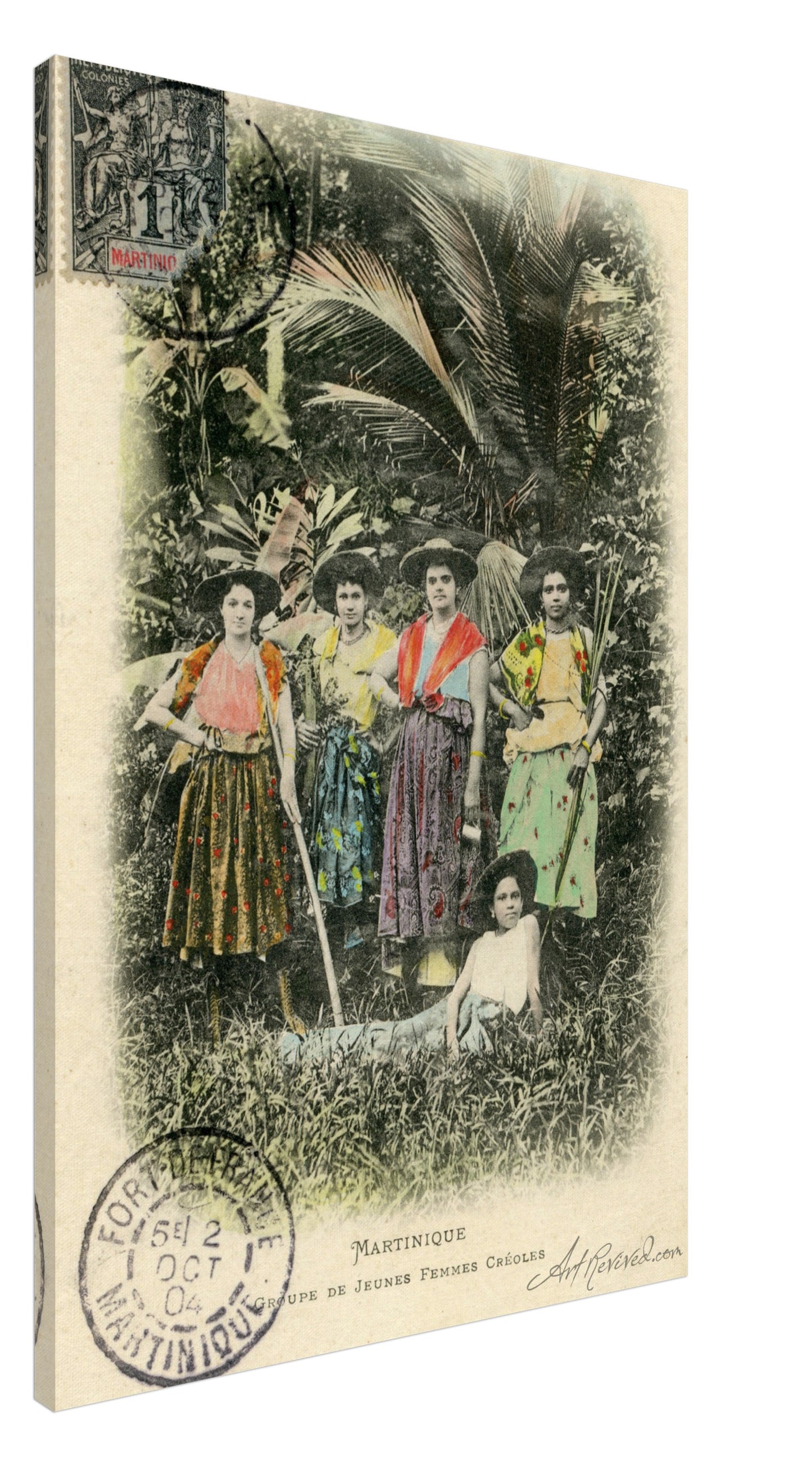 Martinque, group of Creole women