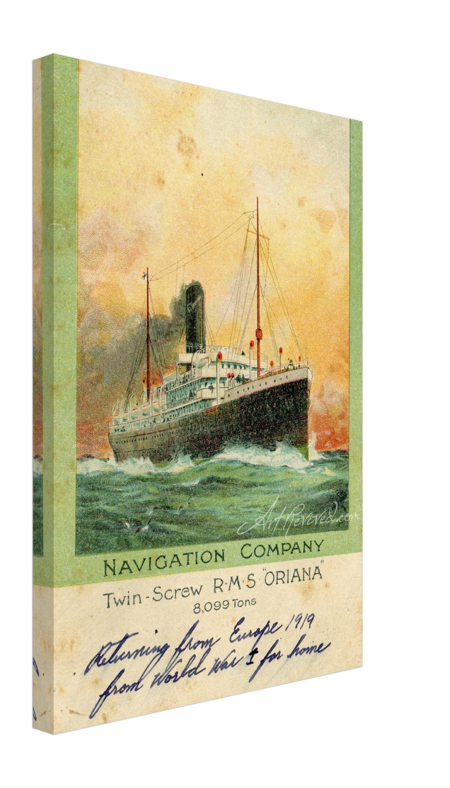 The Pacific Steam Navigation Co. "RMS Oriana"
