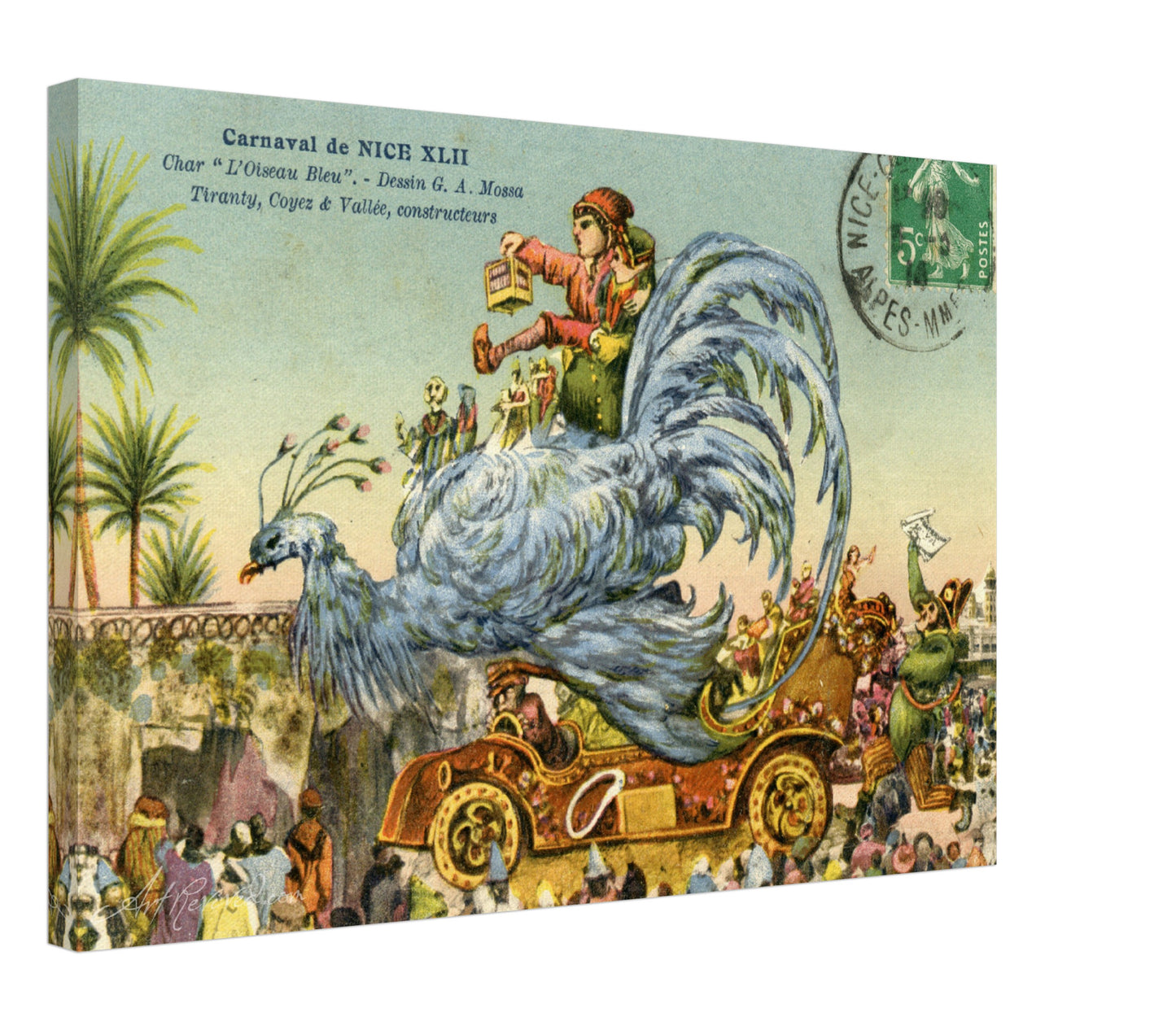 42nd Carnaval de Nice Char L'Oiseau Bleu