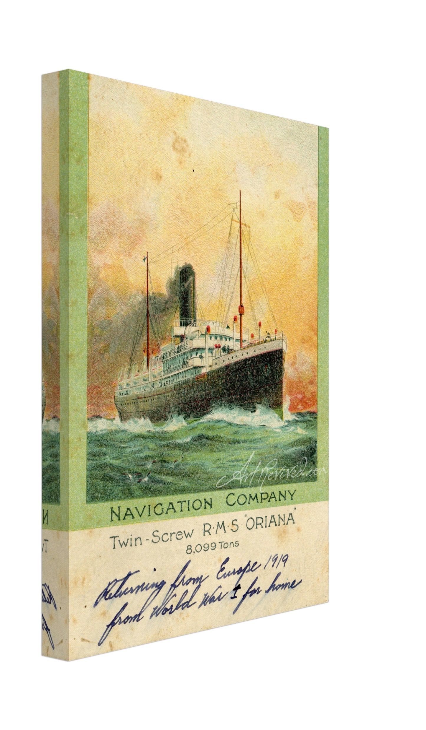 The Pacific Steam Navigation Co. "RMS Oriana"