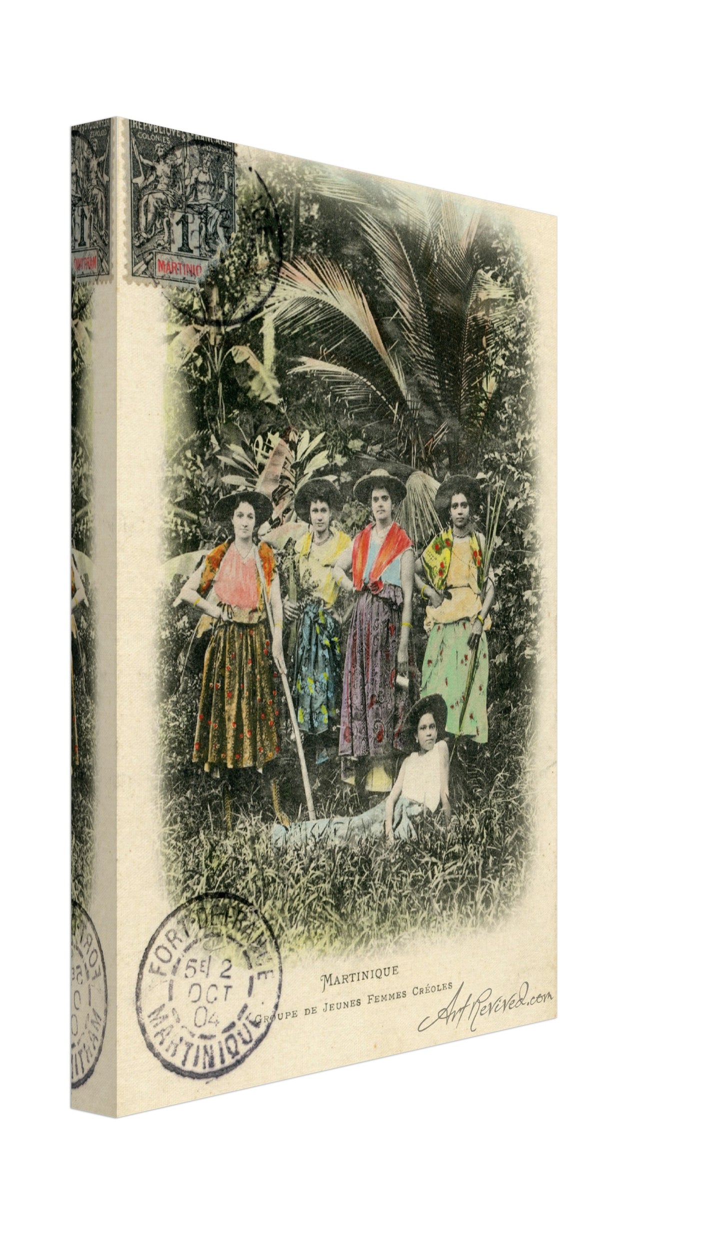 Martinque, group of Creole women