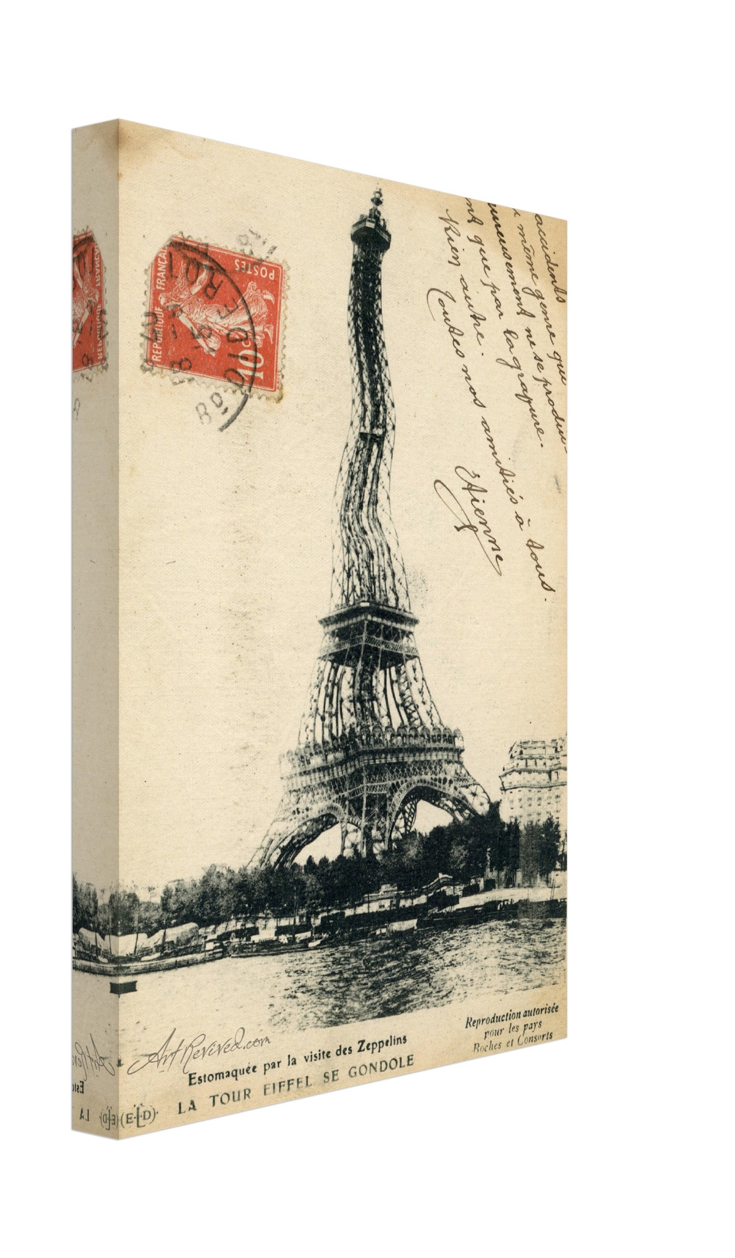 La tour Eiffel se gondole