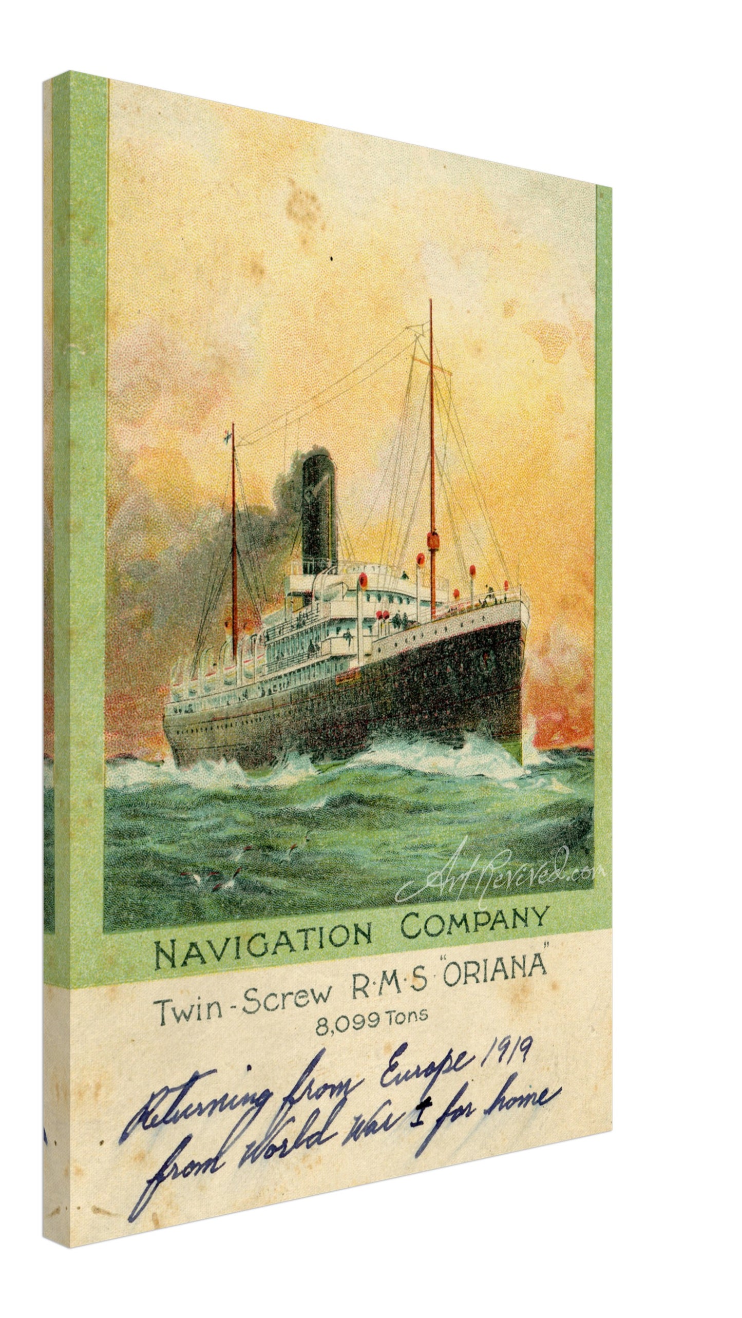 The Pacific Steam Navigation Co. "RMS Oriana"