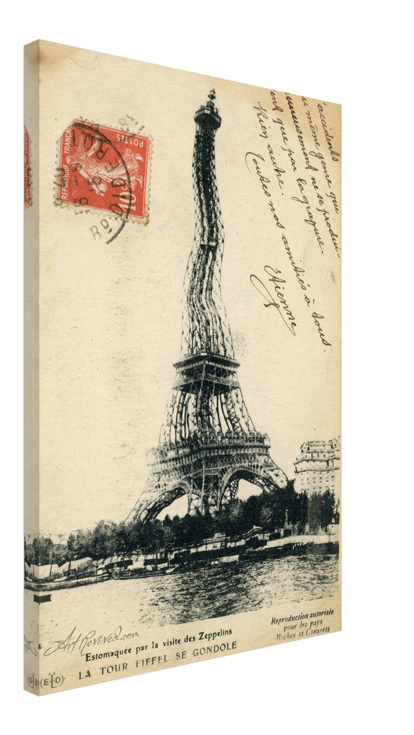 La tour Eiffel se gondole