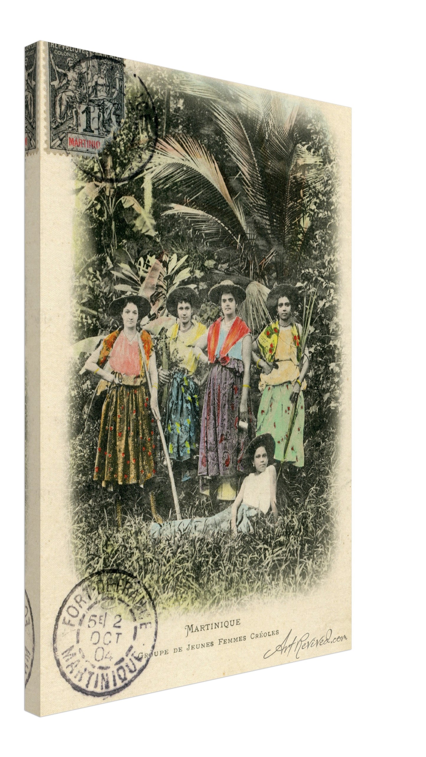 Martinque, group of Creole women