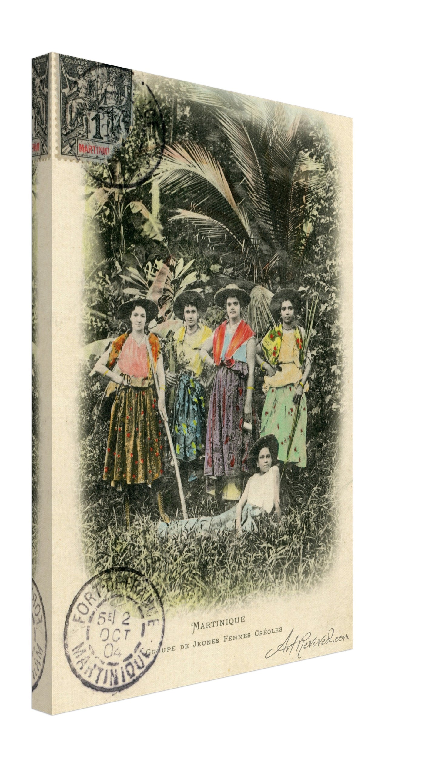 Martinque, group of Creole women