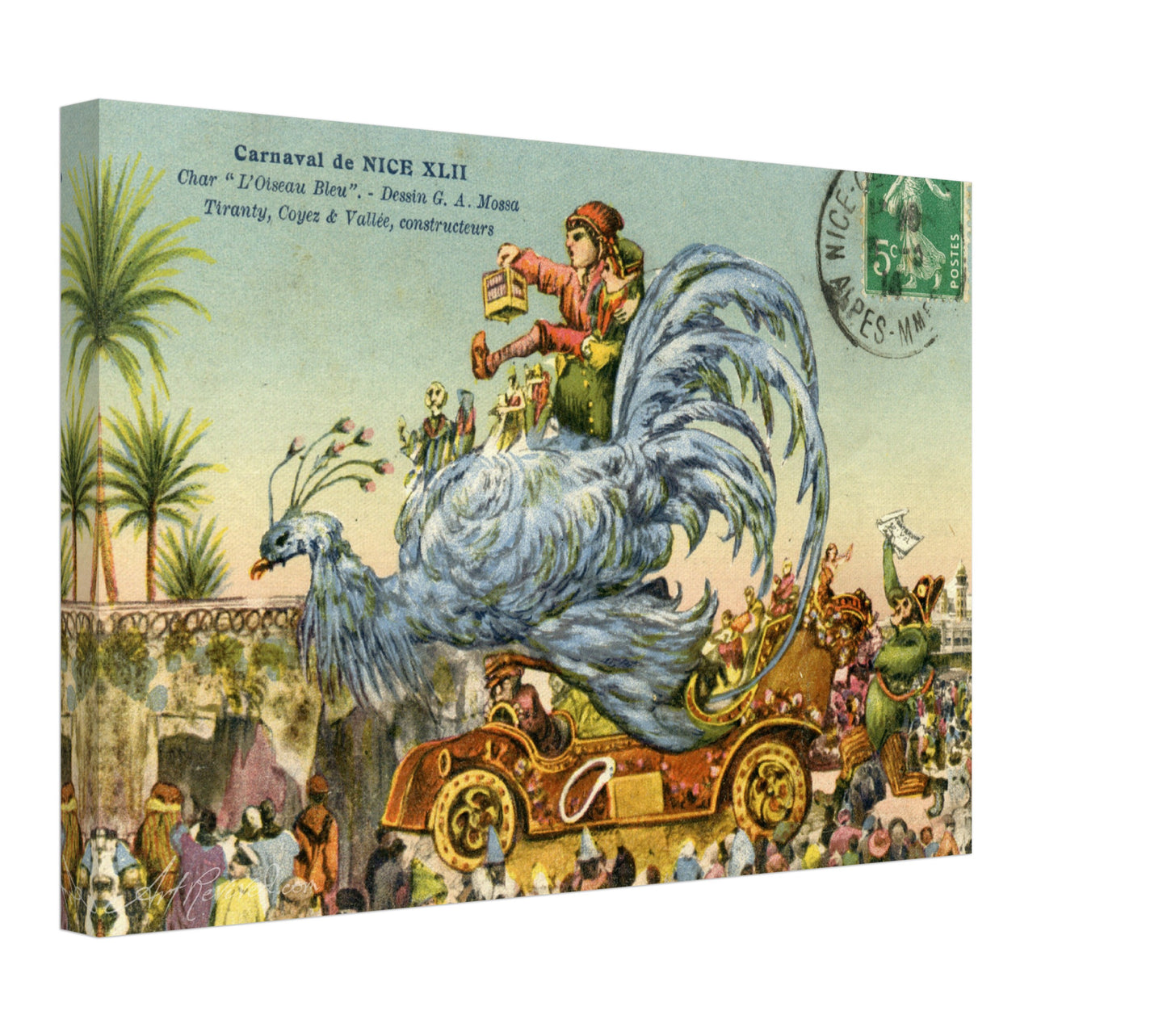 42nd Carnaval de Nice Char L'Oiseau Bleu