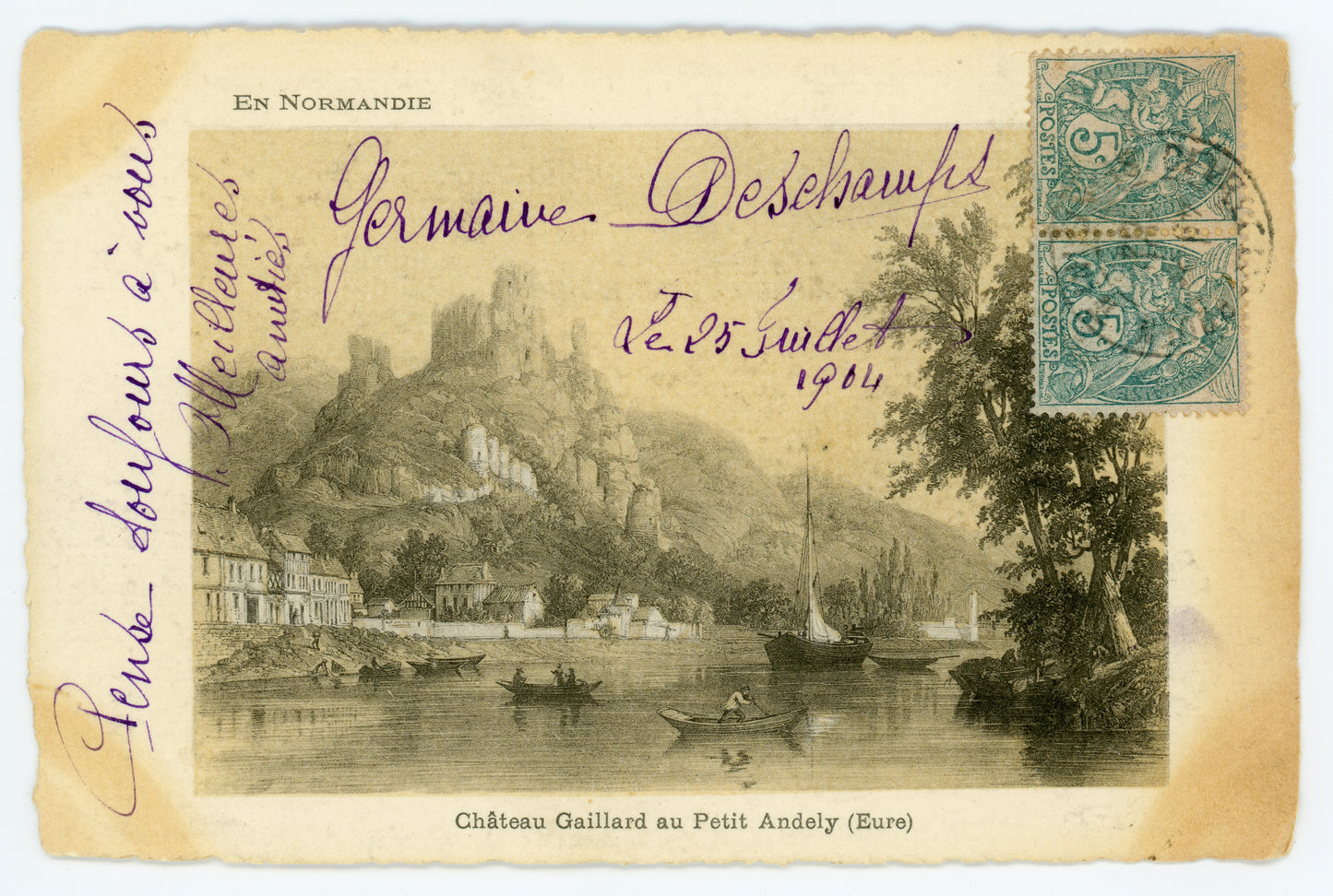 Chateau Gaillard au Petit Andely (Eure)