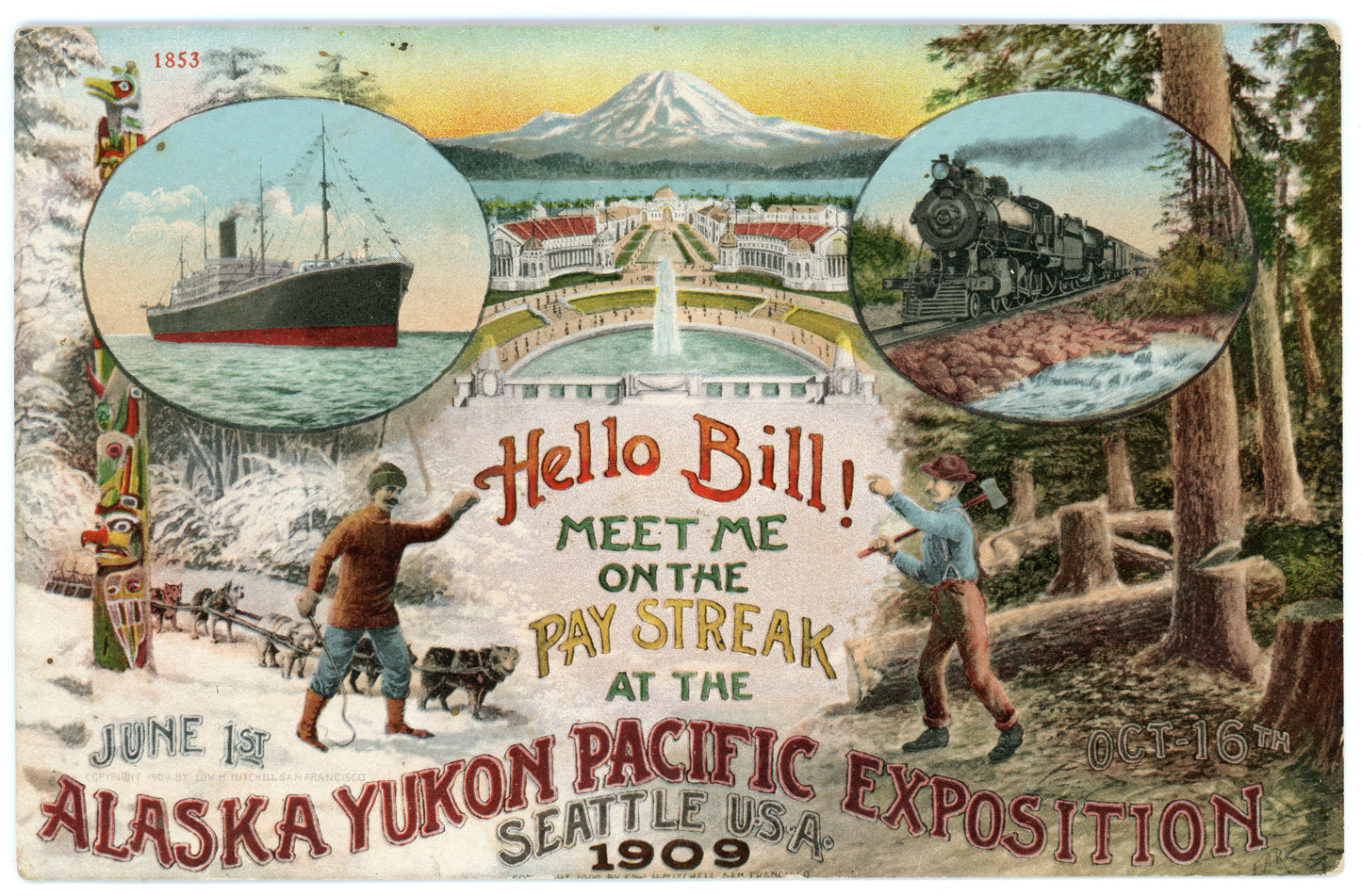 Alaska-Yukon Pacific Expo Seattle WA 1909