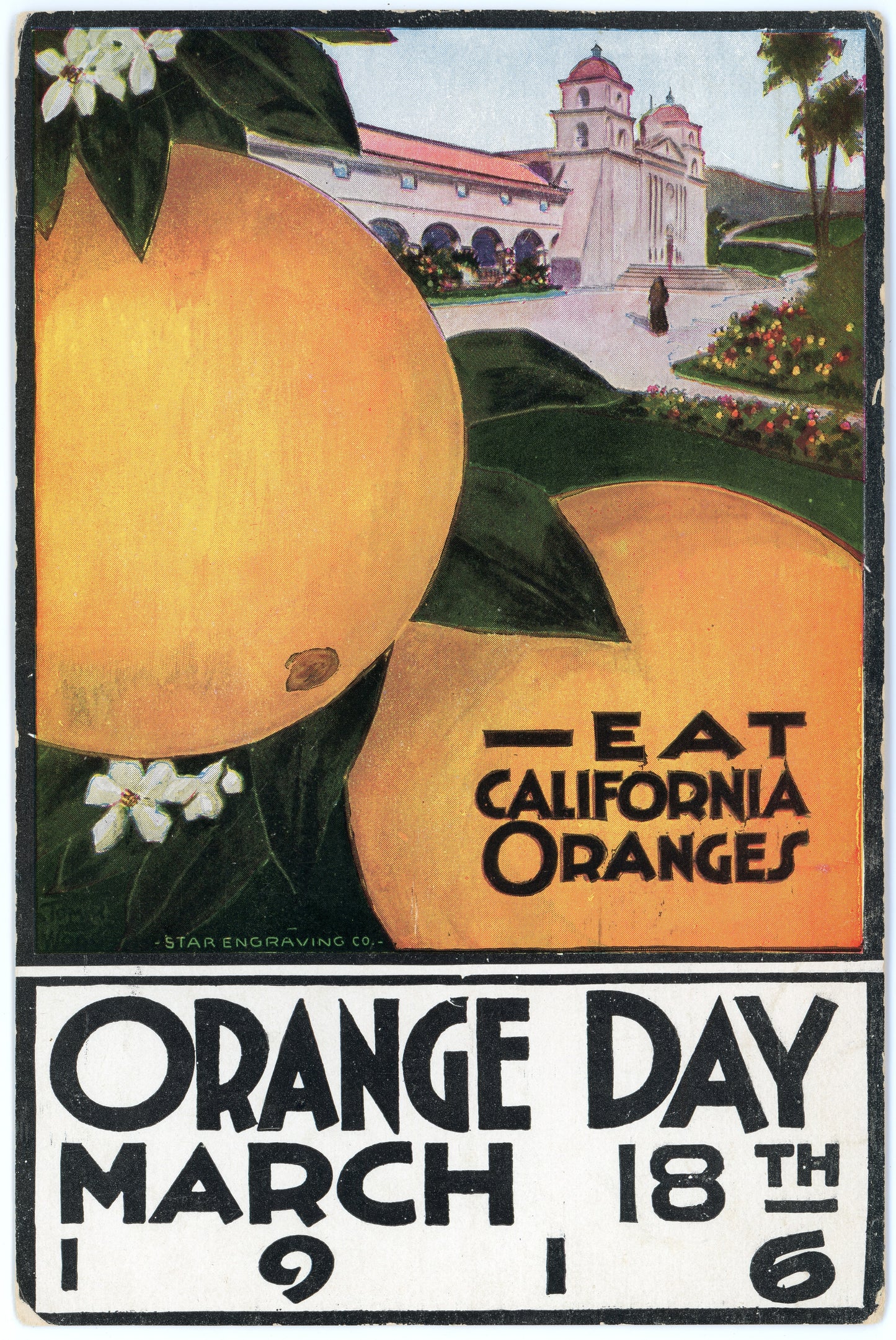 Orange Day California March 18th 1916