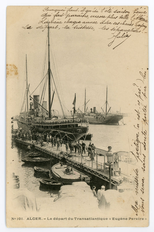 Steamship Eugene Pereire- Alger