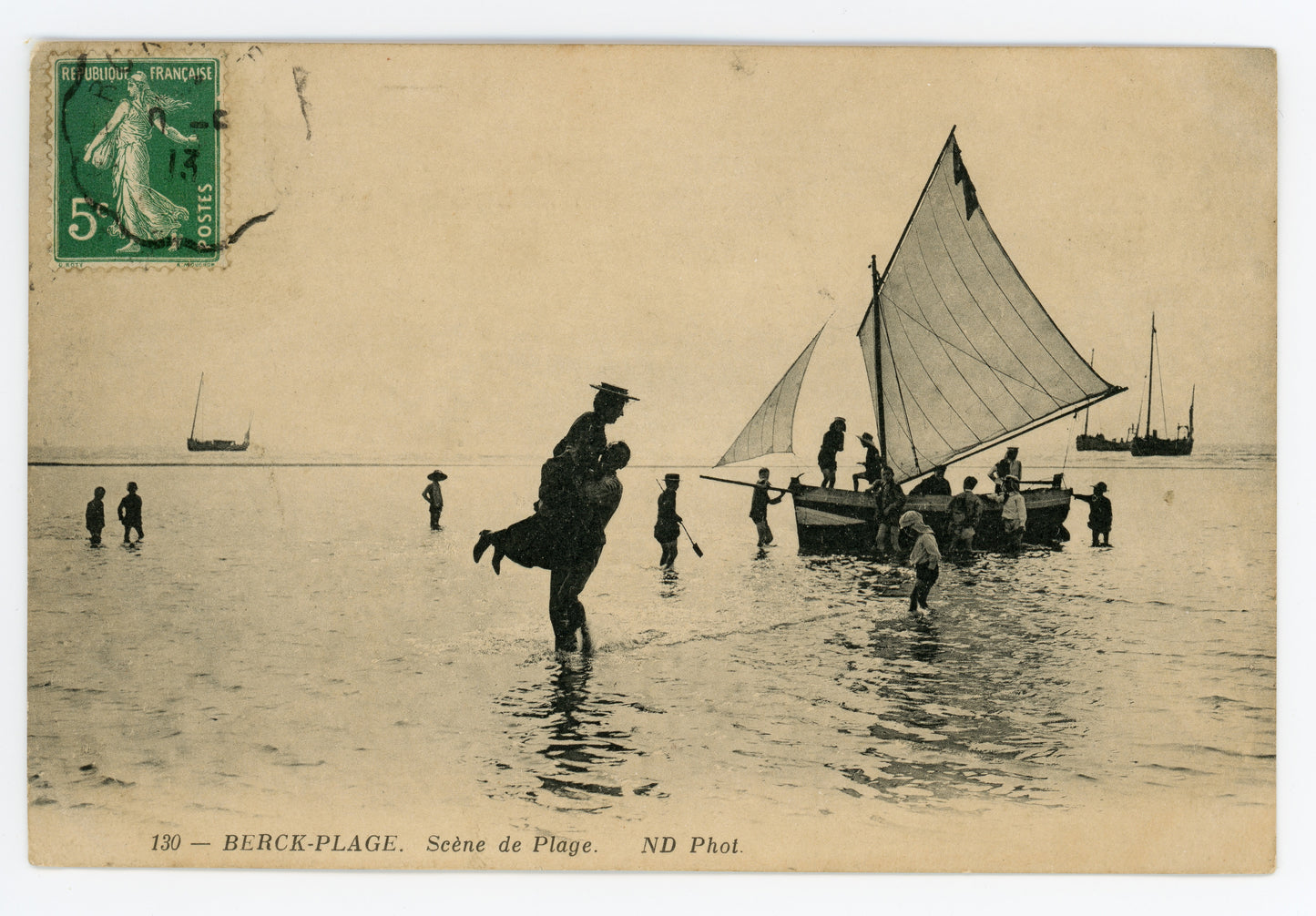Berck plage-Leaving for the beach