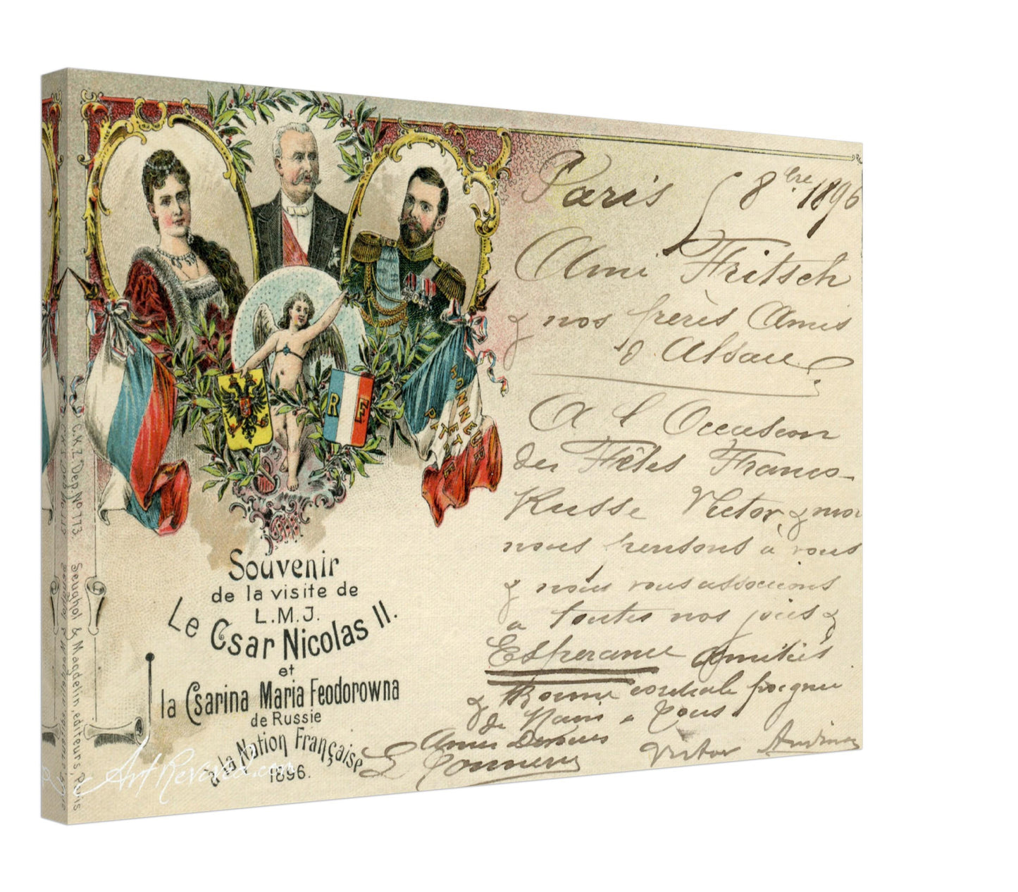 Czar of Russia Visit To Paris 1896