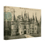 Chateau de Vigny Vintage Postcard Canvas: Troubadour-Style French Castle (07-20-1904)