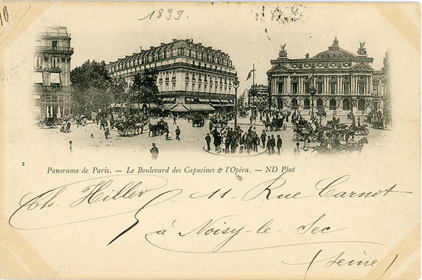 Boulevard des Capucines & Opera Scene (1908) – Wall Art