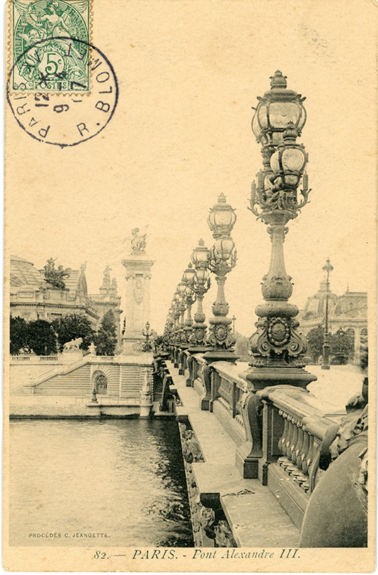 Alexandre III Bridge on Foggy Morning (1907) – Wall Art