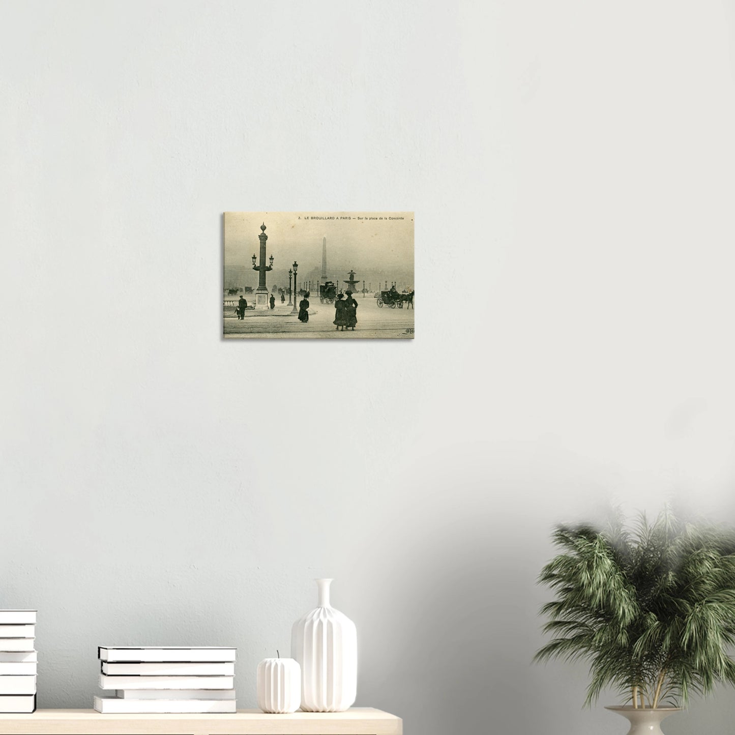 Foggy Morning at Place de la Concorde (1900-1910) – Wall Art