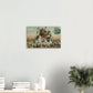 Vintage Wall Art Canvas - 38th Carnaval de Nice: Explorer Riding Polar Bear (Mailed 02-01-1904)