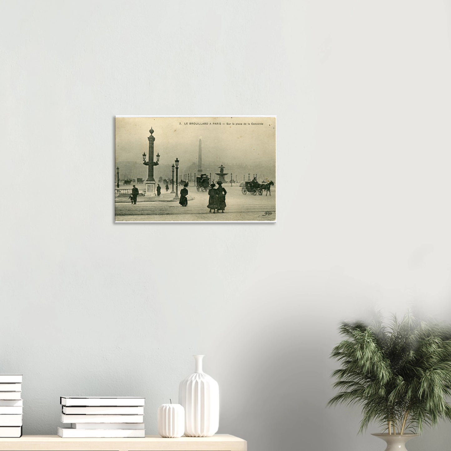 Foggy Morning at Place de la Concorde (1900-1910) – Wall Art