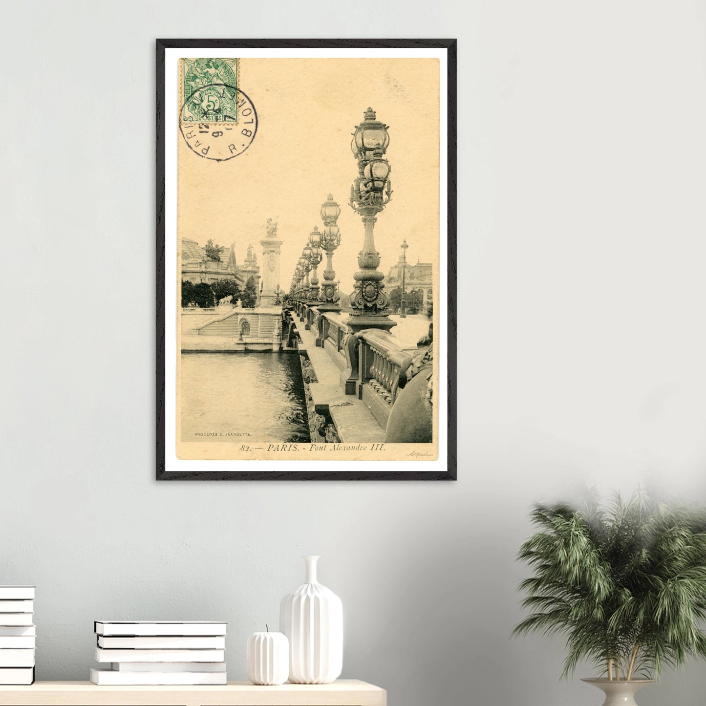 Alexandre III Bridge on Foggy Morning (1907) – Wall Art