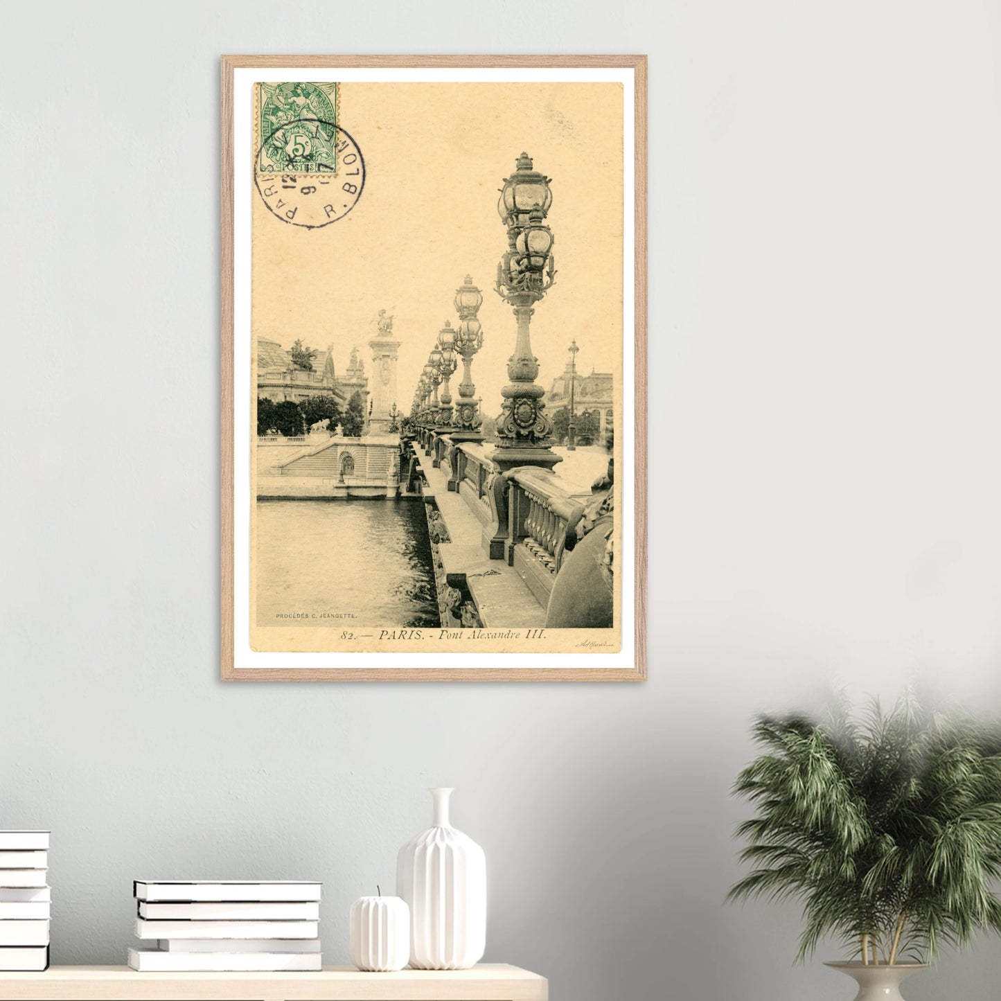 Alexandre III Bridge on Foggy Morning (1907) – Wall Art