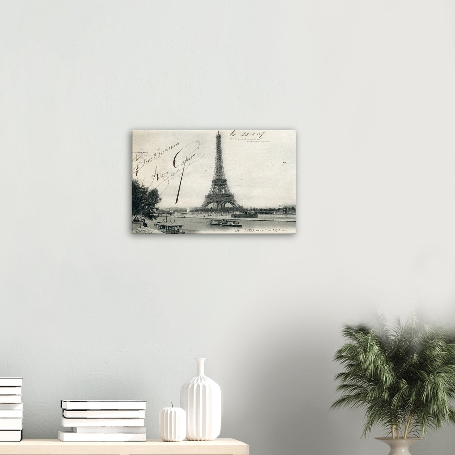 Eiffel tower with the River Seine in foreground