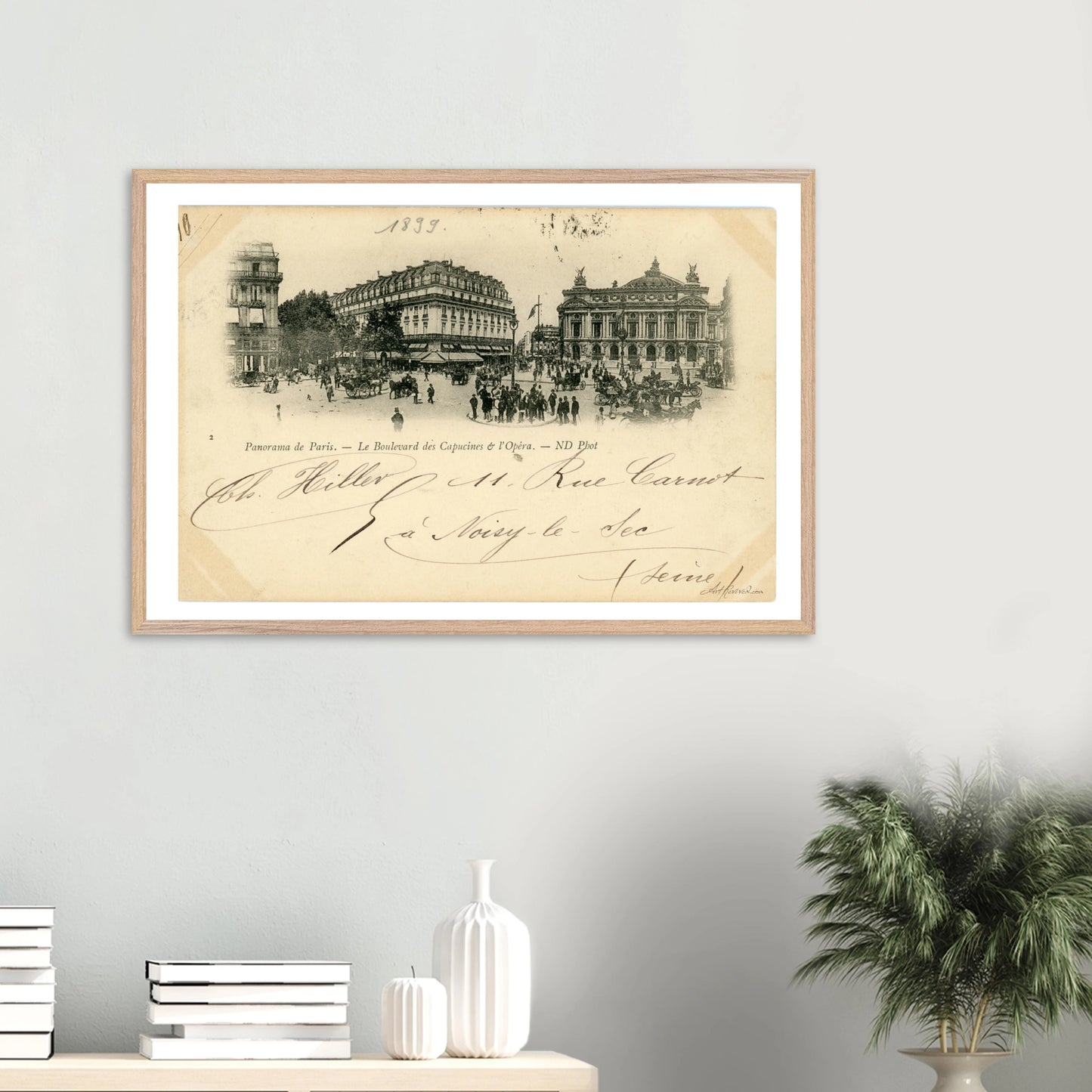 Boulevard des Capucines & Opera Scene (1908) – Wall Art