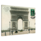 Colorized Arc de Triomphe & Horse-Drawn Carriages (1910) – Wall Art