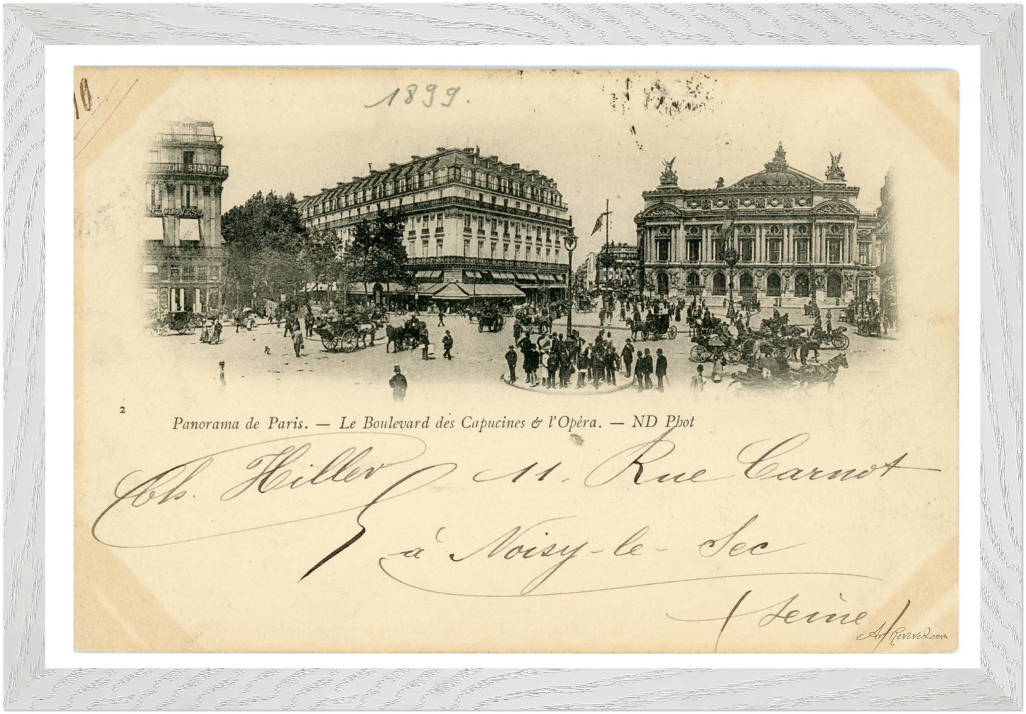 Boulevard des Capucines & Opera Scene (1908) – Wall Art