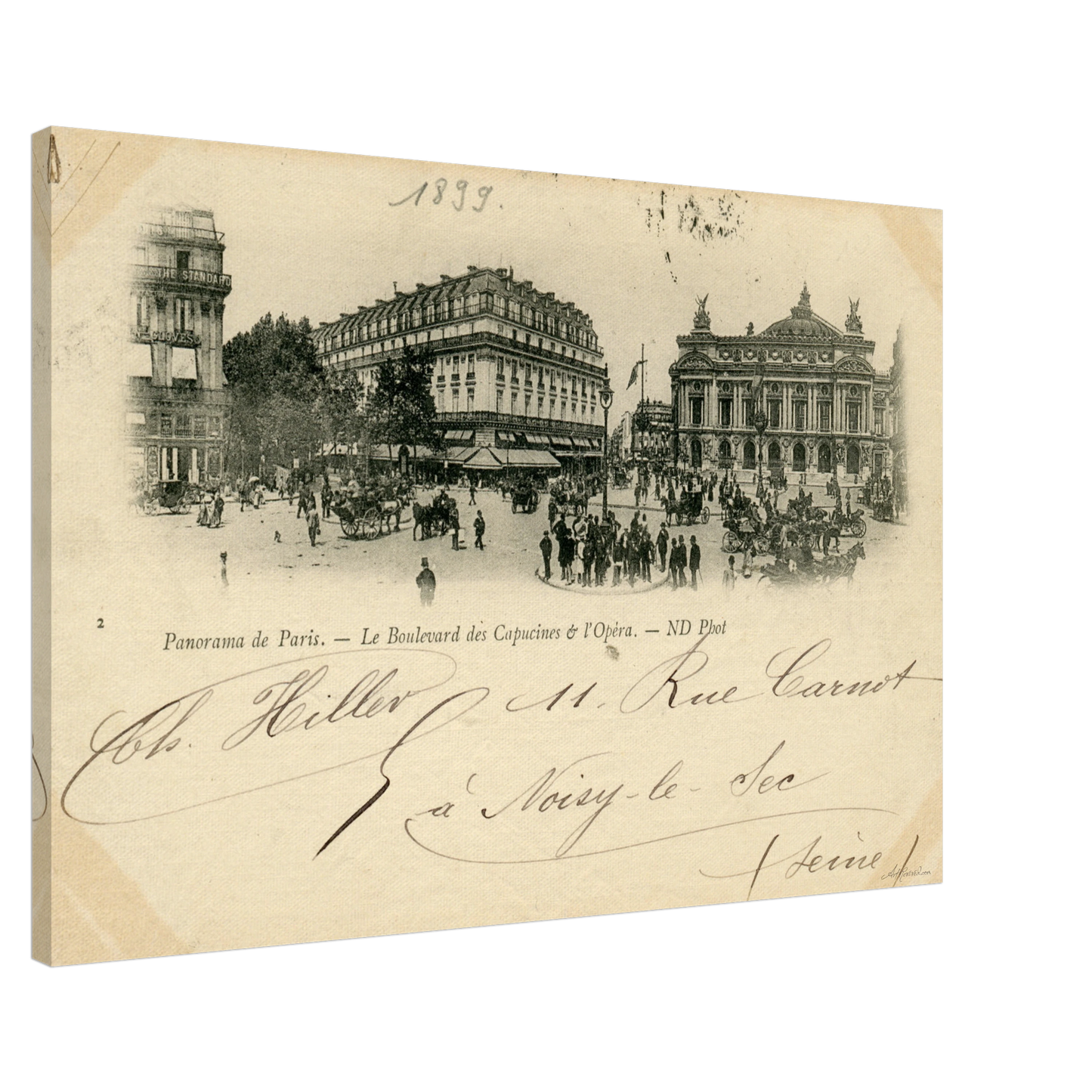 Boulevard des Capucines & Opera Scene (1908) – Wall Art