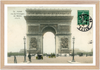 Colorized Arc de Triomphe & Horse-Drawn Carriages (1910) – Wall Art