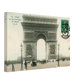 Colorized Arc de Triomphe & Horse-Drawn Carriages (1910) – Wall Art