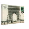 Colorized Arc de Triomphe & Horse-Drawn Carriages (1910) – Wall Art