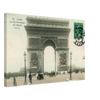 Colorized Arc de Triomphe & Horse-Drawn Carriages (1910) – Wall Art