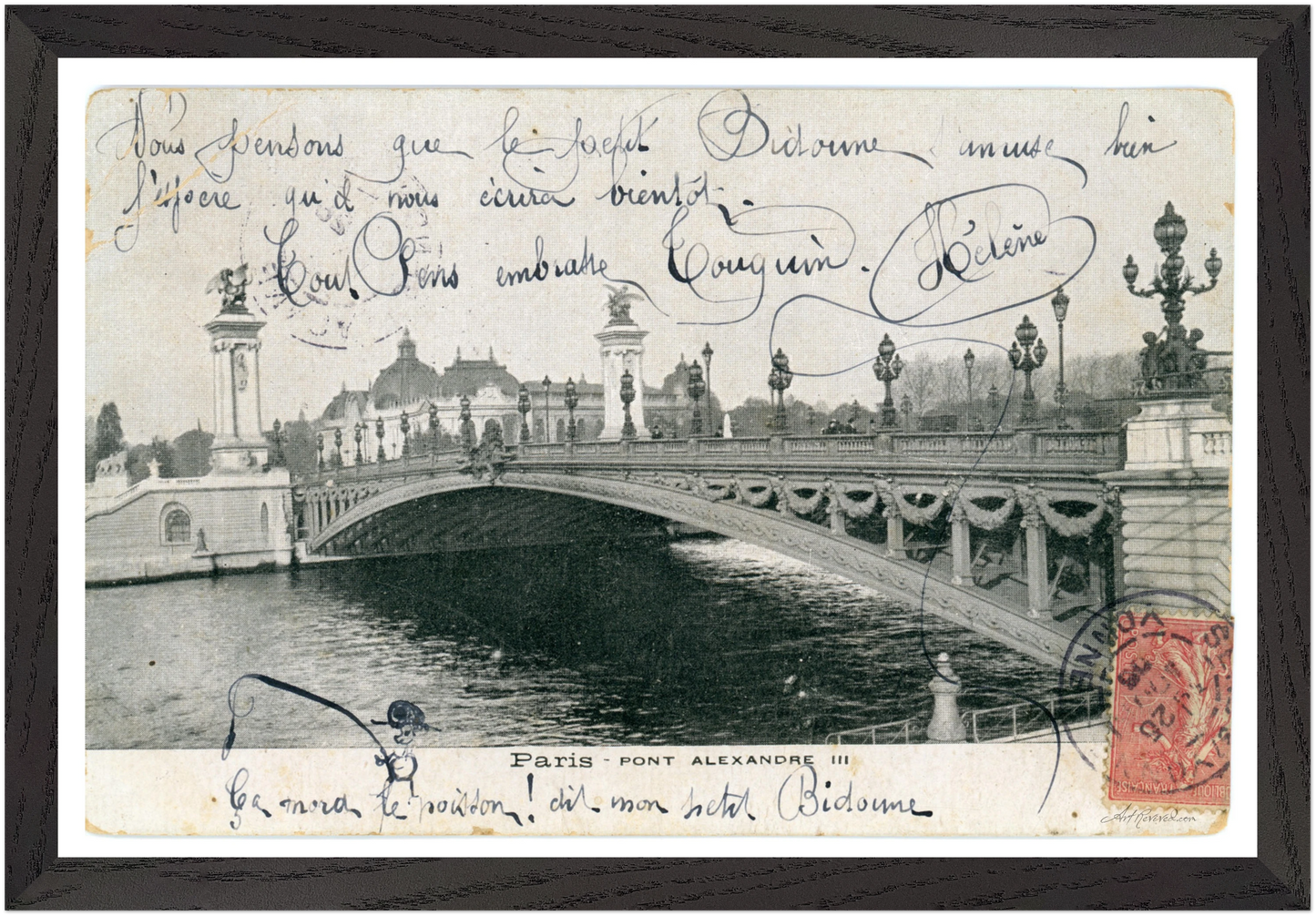 Alexandre III Bridge on the Seine (1905) – Wall Art