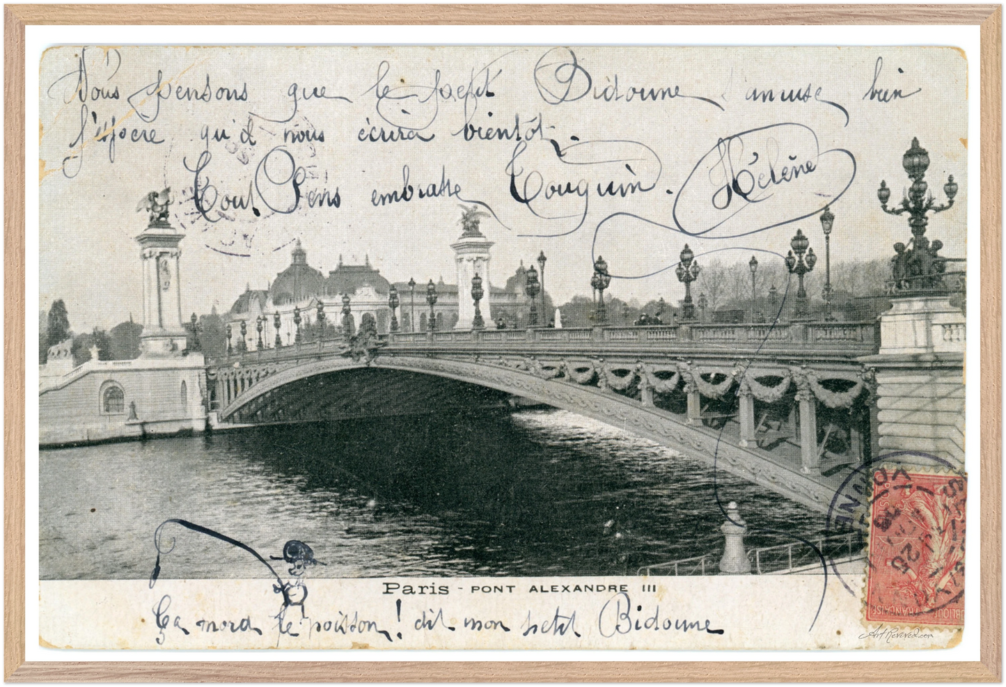 Alexandre III Bridge on the Seine (1905) – Wall Art