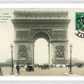 Colorized Arc de Triomphe & Horse-Drawn Carriages (1910) – Wall Art