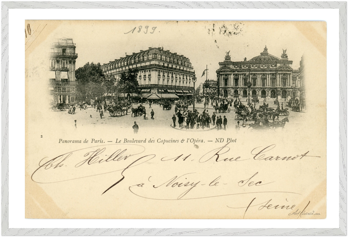 Boulevard des Capucines & Opera Scene (1908) – Wall Art