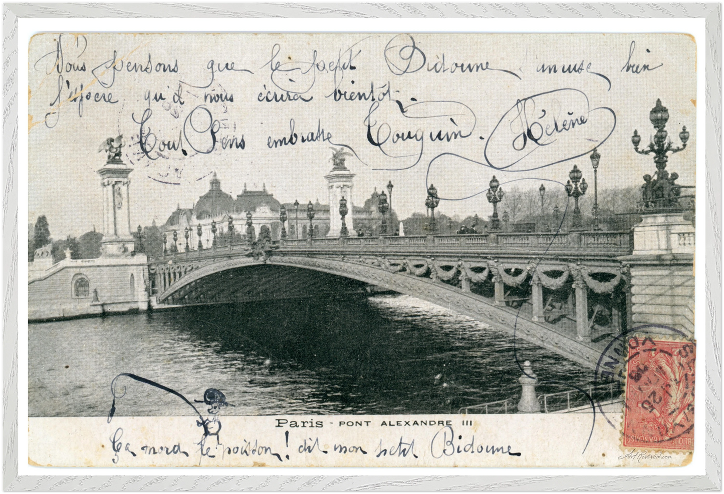 Alexandre III Bridge on the Seine (1905) – Wall Art