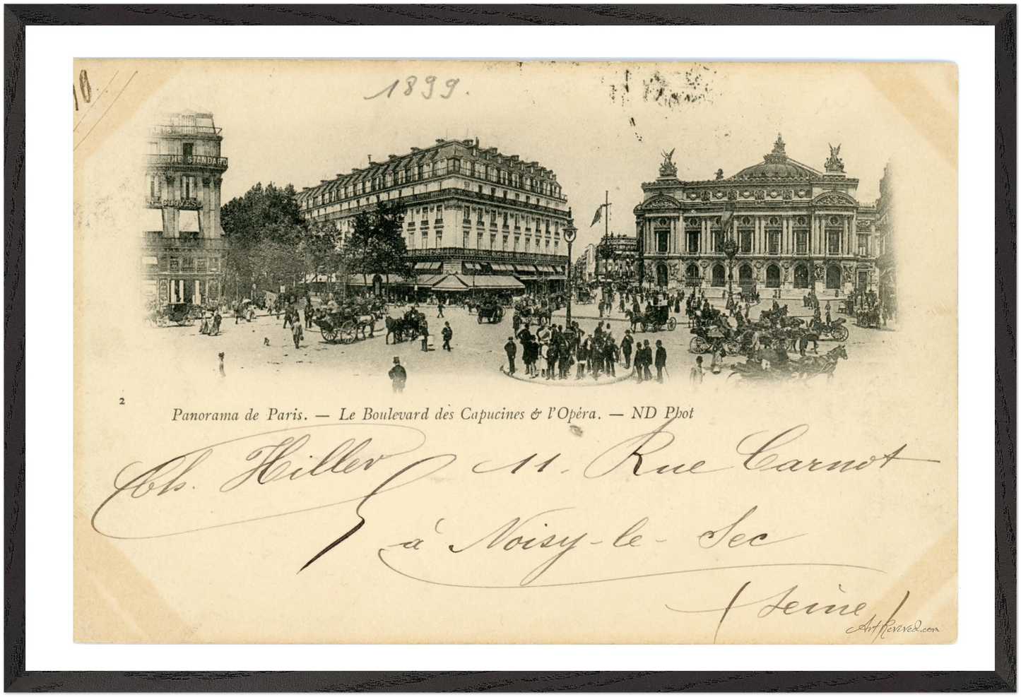 Boulevard des Capucines & Opera Scene (1908) – Wall Art