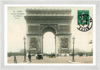 Colorized Arc de Triomphe & Horse-Drawn Carriages (1910) – Wall Art