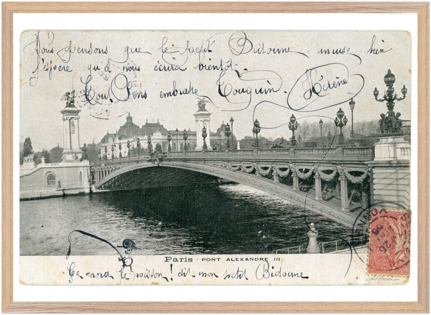 Alexandre III Bridge on the Seine (1905) – Wall Art