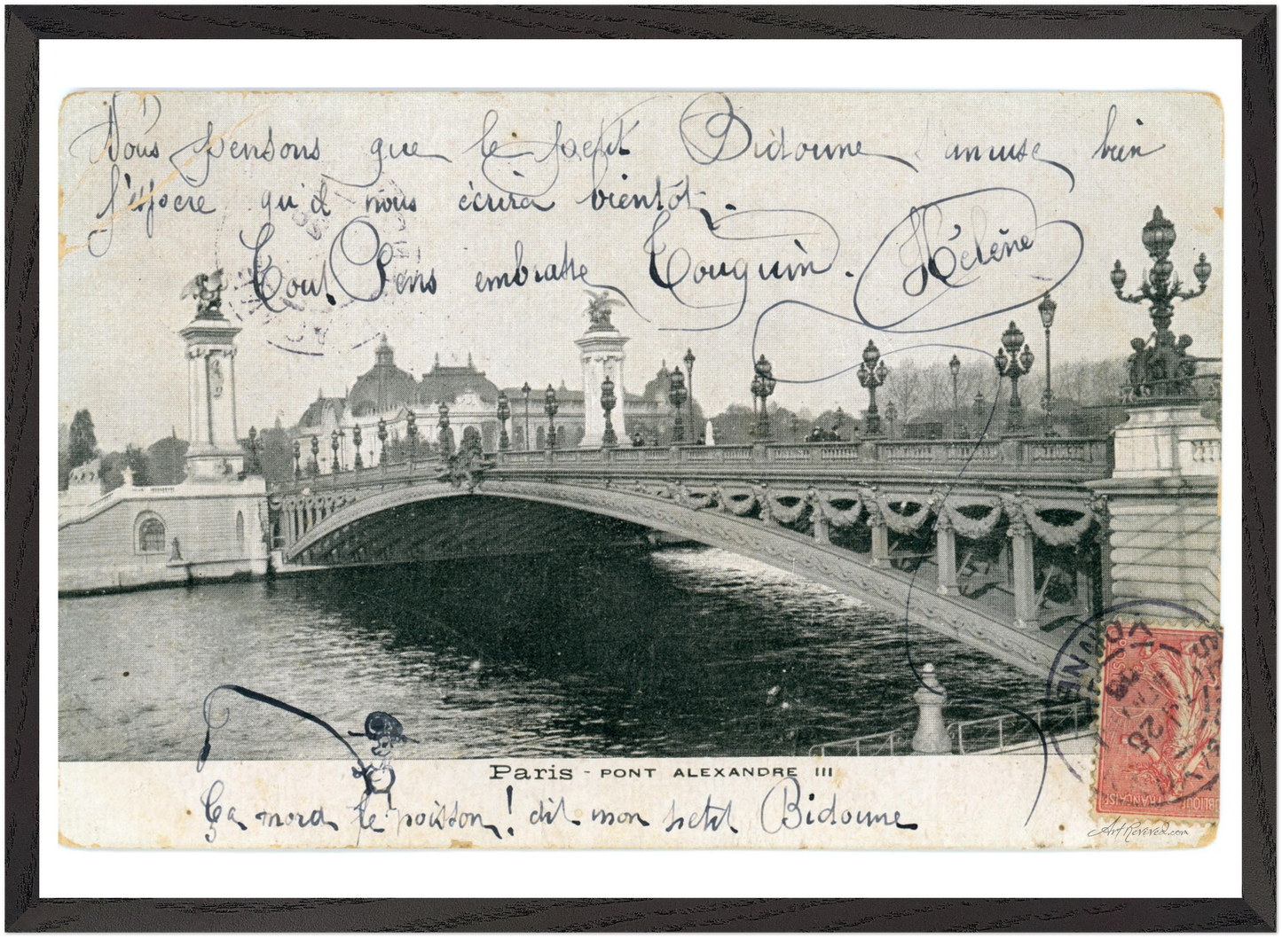 Alexandre III Bridge on the Seine (1905) – Wall Art