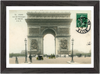 Colorized Arc de Triomphe & Horse-Drawn Carriages (1910) – Wall Art